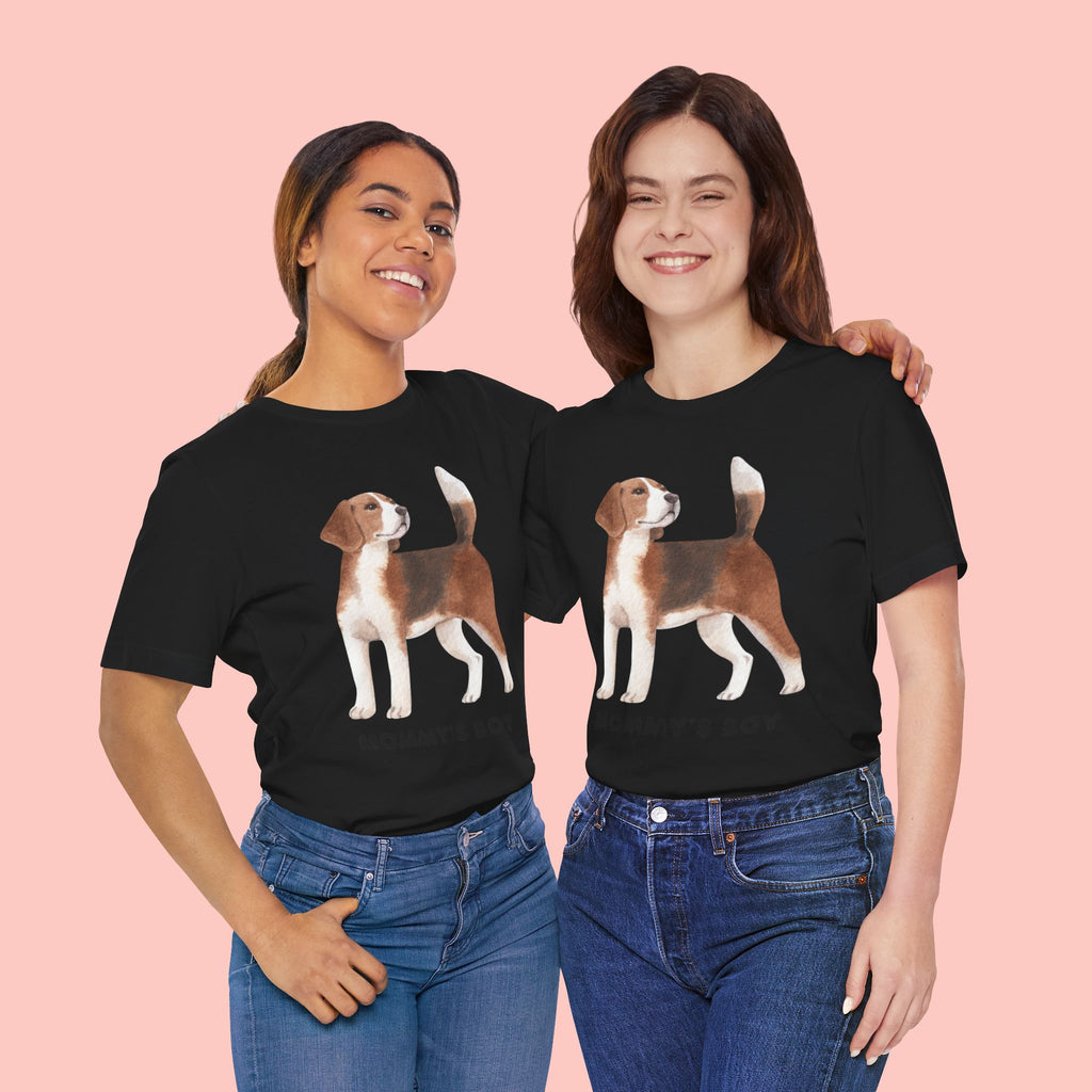Mommy's Boy Beagle T-Shirt — Cute Dog Lover Tee