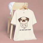 Pug 'My Kids Have Paws' T-Shirt