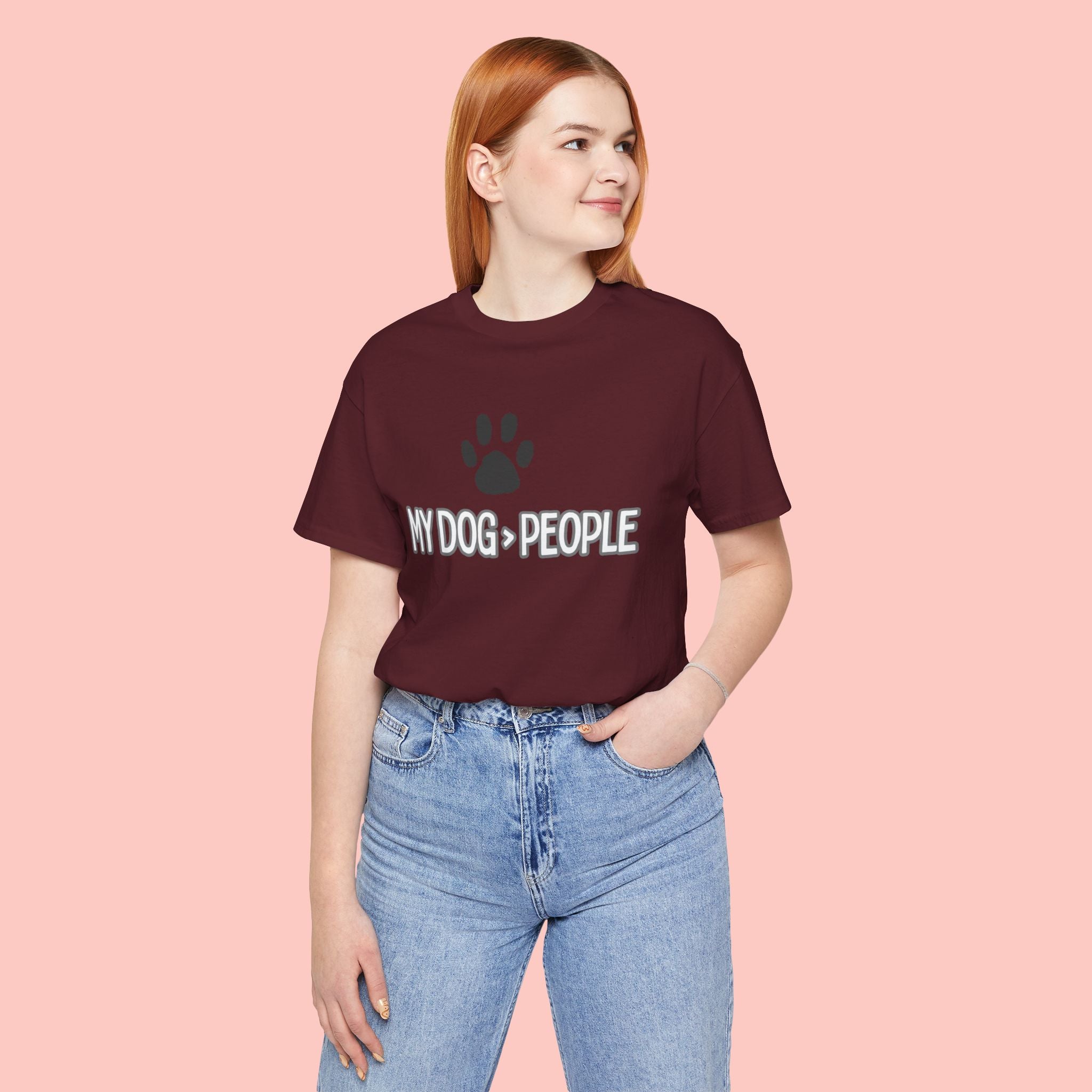 My Dog People T-Shirt — Dog Paw Graphic Tee for Dog Lovers