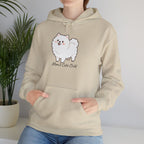 Pomeranian 'Mom's Little Child' Hoodie – Cute White Dog Graphic Pullover
