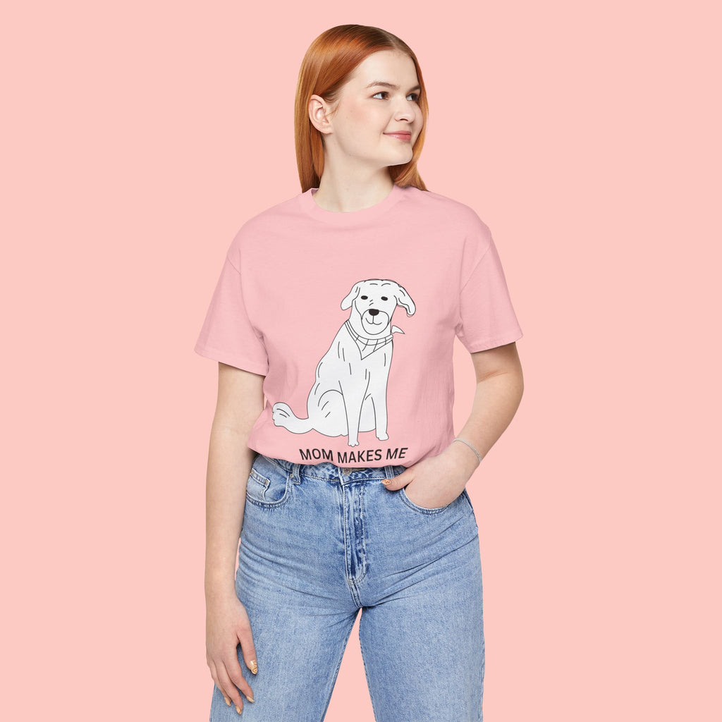 Mom Makes Me Happy Dog T-Shirt
