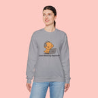 Crewneck Sweatshirt - Cute Puppy "Zoom Meeting Approved" Graphic