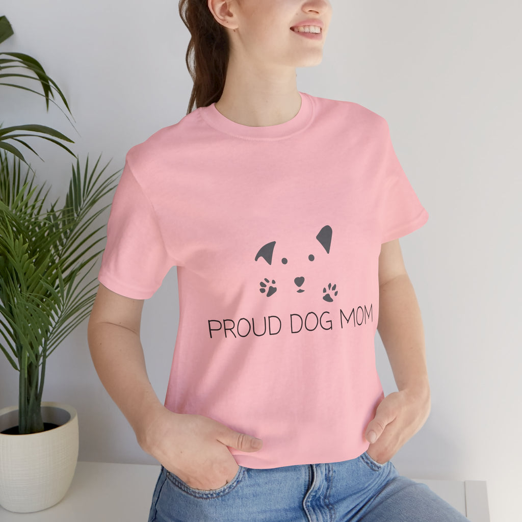 Proud Dog Mom T-Shirt — Cute Paw Print Dog Mom Tee