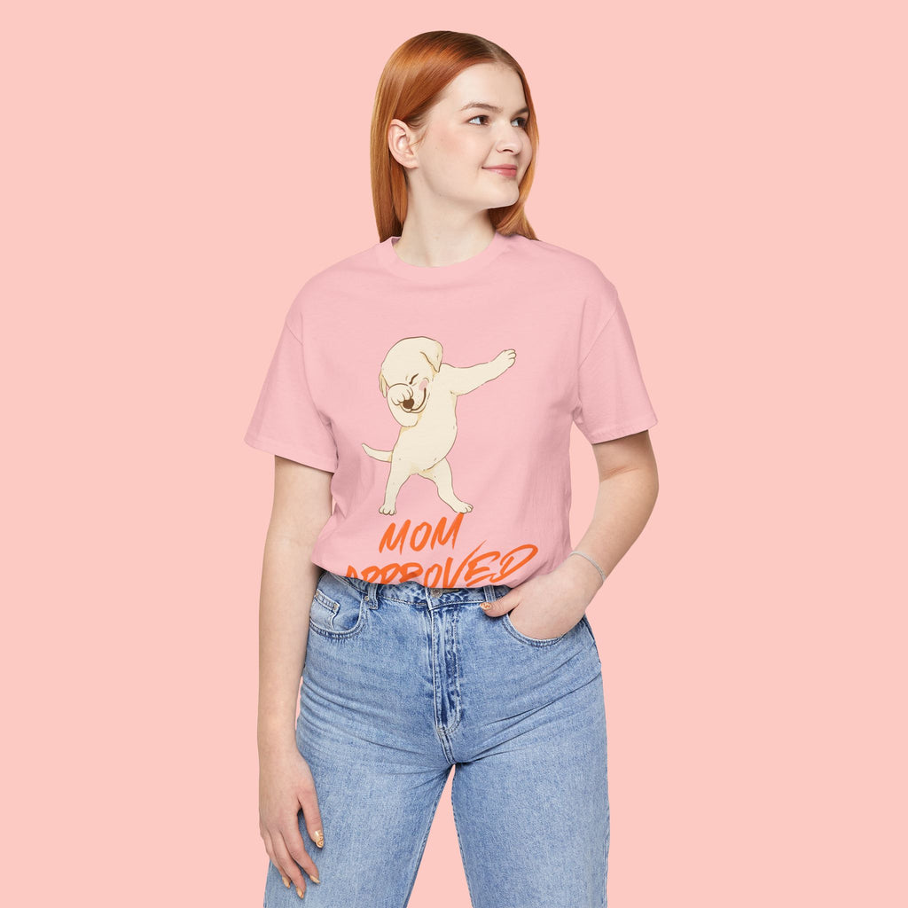 Mom Approved Tee — Dab Dog Graphic T‑Shirt