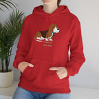 Dog Mom Hoodie — Cute Basset Hound I Love My Dog Mom Sweatshirt