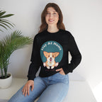 Stay At Home Dog Mom Crewneck Sweatshirt — Cute Corgi Graphic Sweatshirt