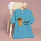 Chilling With My Chind T-Shirt — Funny Dabbing Cat Graphic Tee