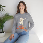 Crewneck Sweatshirt - 'Mom Approved' Dabbing Dog Cute Graphic