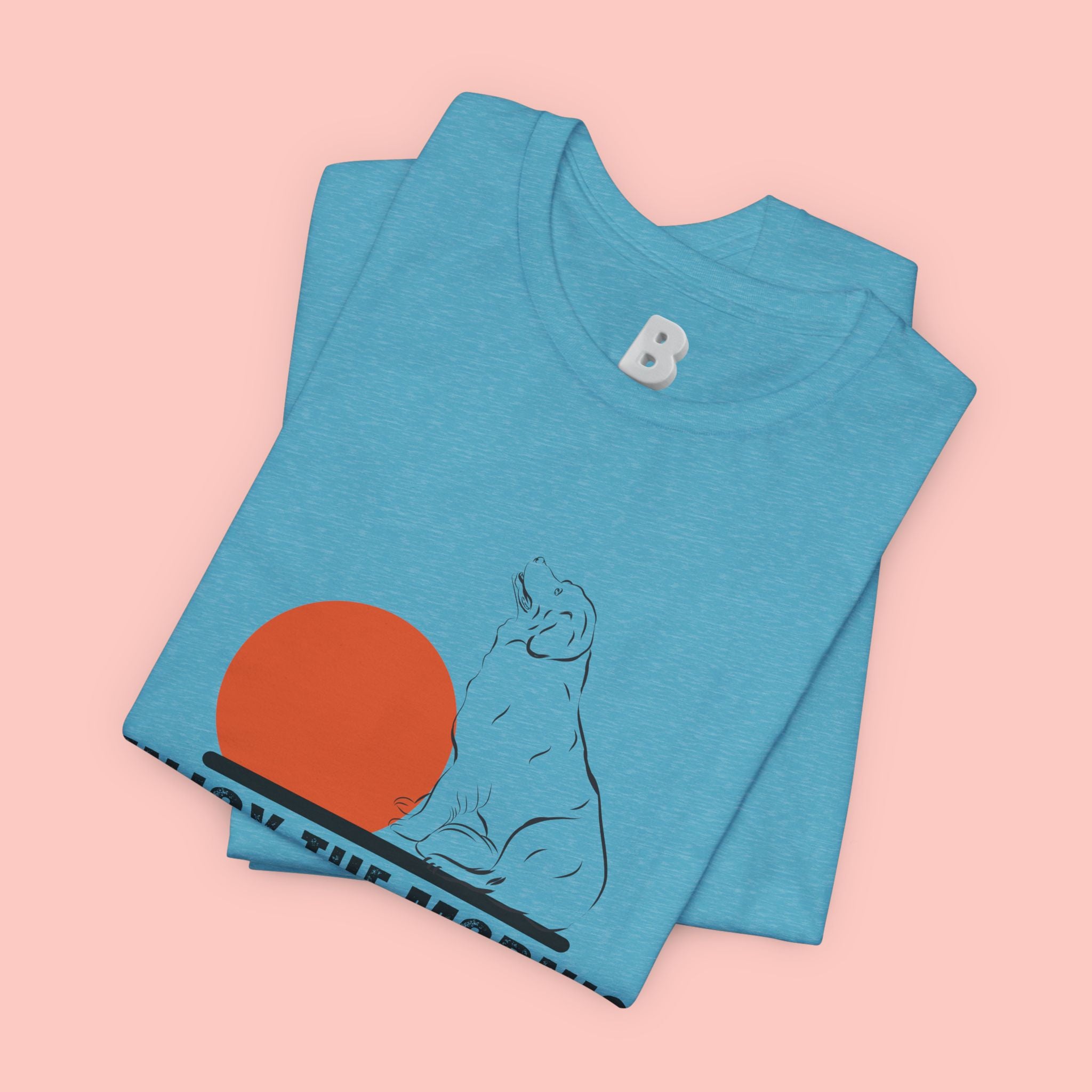 Enjoy the Morning Dog T-Shirt — Graphic Sunrise Pet Lover Tee
