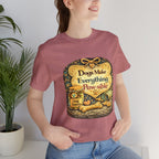 Dog Lover T‑Shirt – "Dogs Make Everything Paw‑sible" Vintage Pet Rescue Tee