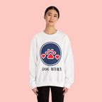 Dog Mama Crewneck Sweatshirt — Cute Paw Print Graphic for Dog Lovers