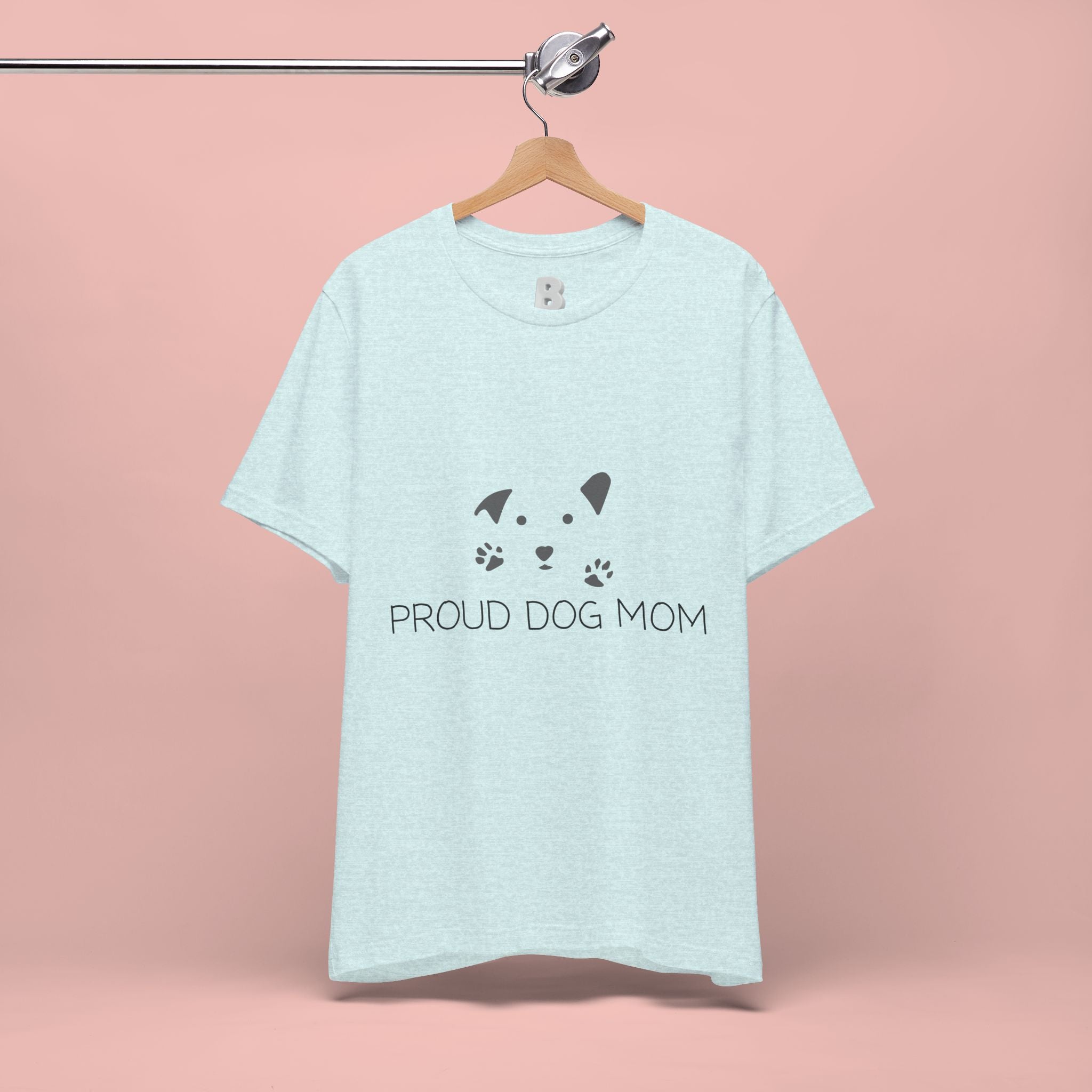 Proud Dog Mom T-Shirt — Cute Paw Print Dog Mom Tee