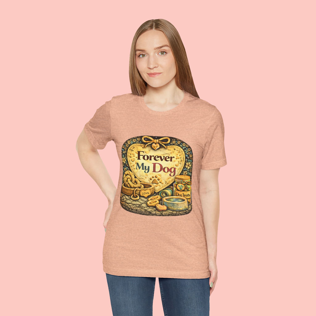 Dog T-Shirt — "Forever My Dog" Vintage Pet Lovers Tee
