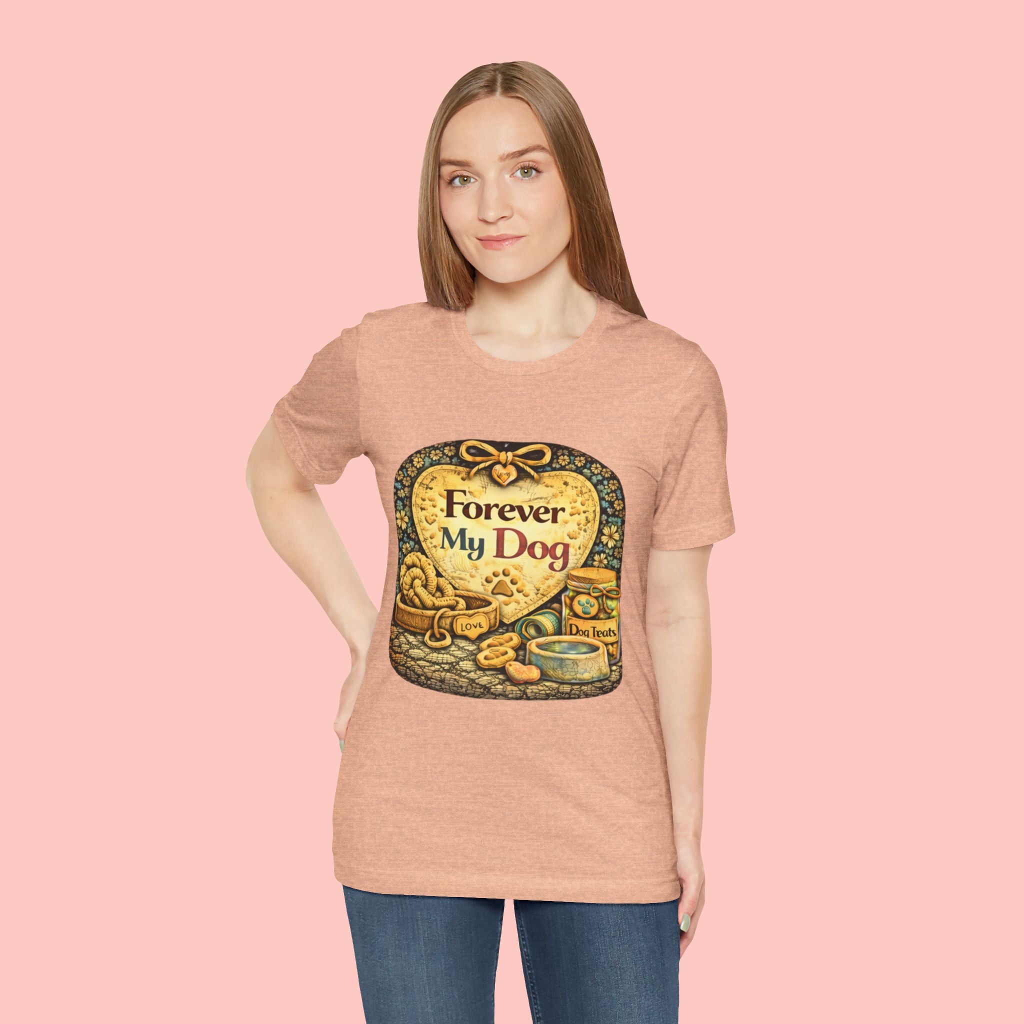 Dog T-Shirt — "Forever My Dog" Vintage Pet Lovers Tee