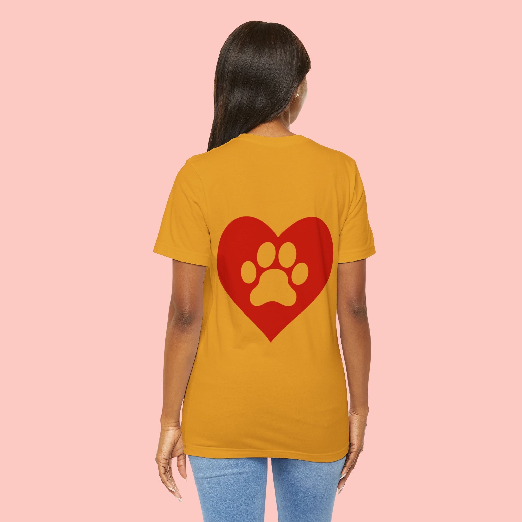Pet Lover Heart Paw T-Shirt