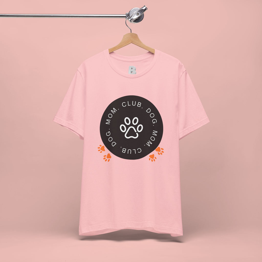 Dog Mom Club T-Shirt — Paw Print Graphic Tee for Pet Lovers