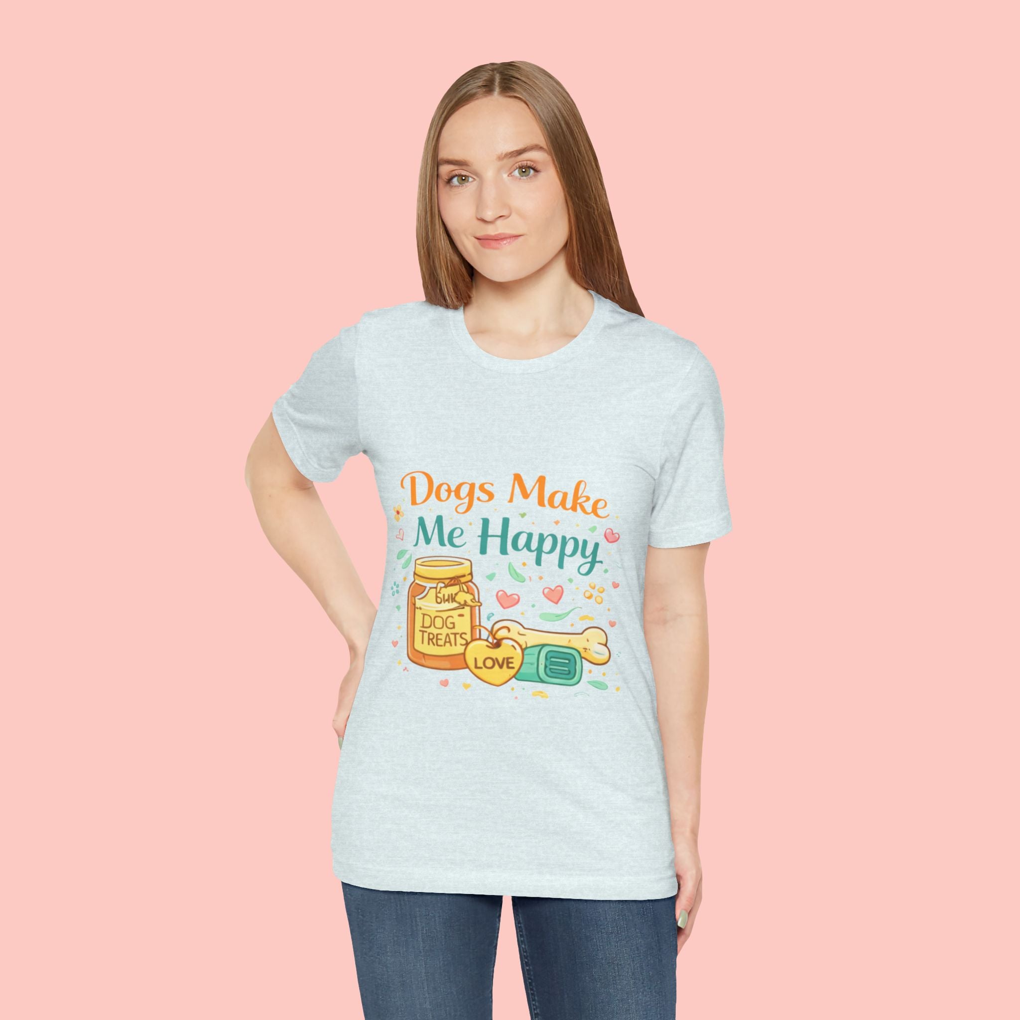 Dogs Make Me Happy T-Shirt