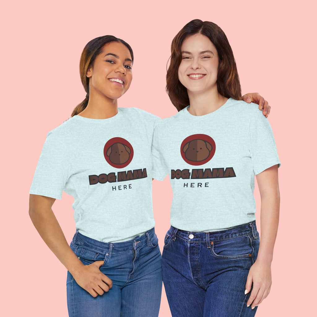 Dog Mama T-Shirt – Cute Brown Pup Graphic Tee