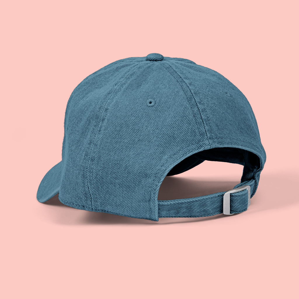 Dog Mom Embroidered Denim Hat — Heart & Paw Cap