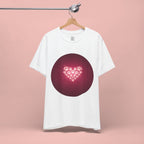 Paw Print Heart T‑Shirt — Cute Pet Lover Tee
