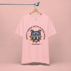 Dog Mom Tee — “Don't Mess With a Dog Mom” Graphic T‑Shirt