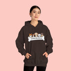 United By Bones Hoodie — Cute Cartoon Dogs Paw Bone Graphic Sweatshirt