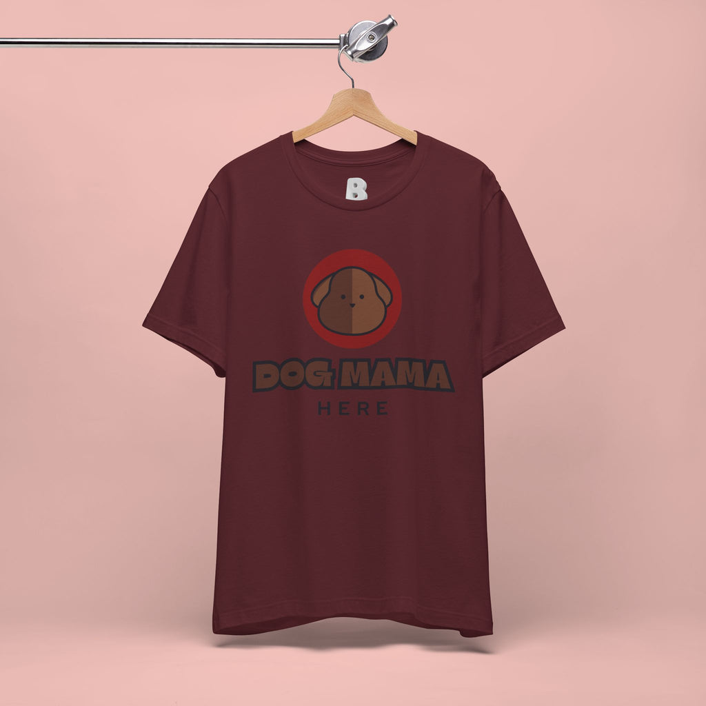 Dog Mama T-Shirt – Cute Brown Pup Graphic Tee