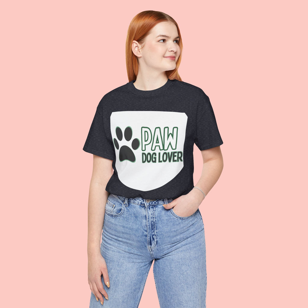 Paw Dog Lover T-Shirt — Cute Paw Print Tee for Dog Owners