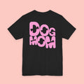 Dog Mom T-Shirt — Retro Pink Graphic Tee for Pet Lovers