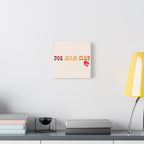 Dog Mom Club Canvas Wall Art — Matte Stretched 1.25"