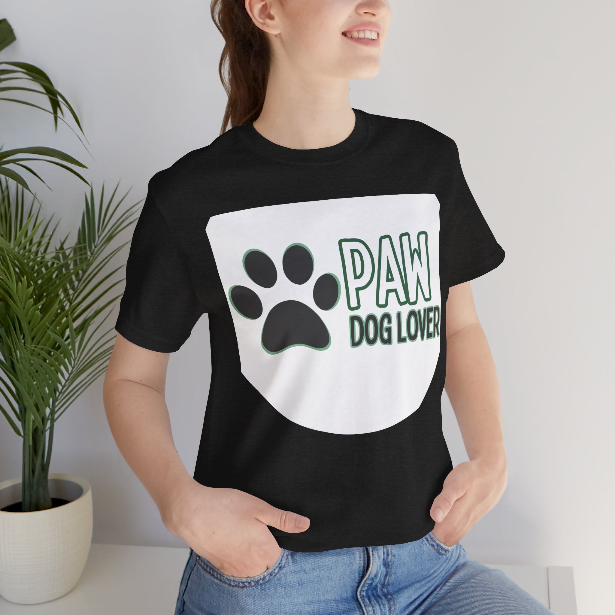 Paw Dog Lover T-Shirt — Cute Paw Print Tee for Dog Owners