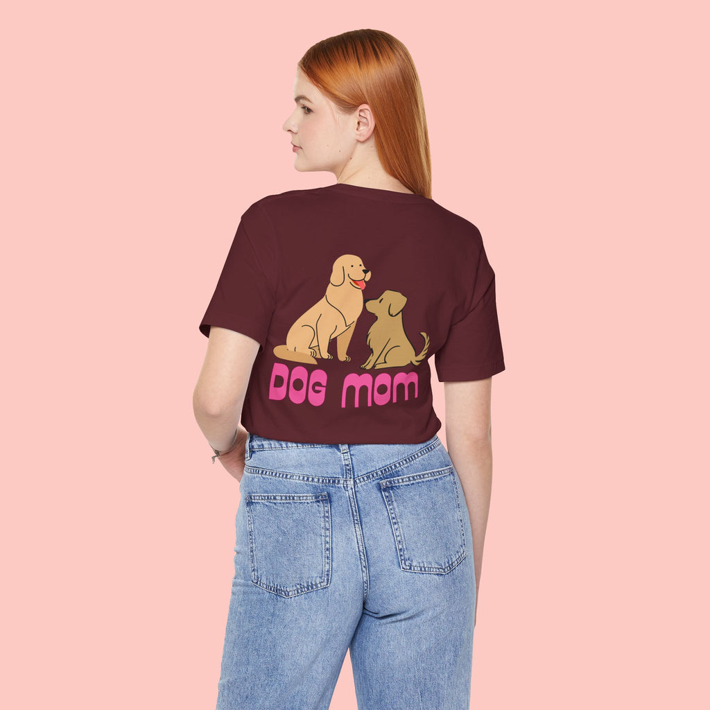 Dog Mom T‑Shirt — Cute Cartoon Dogs Graphic Tee for Pet Moms