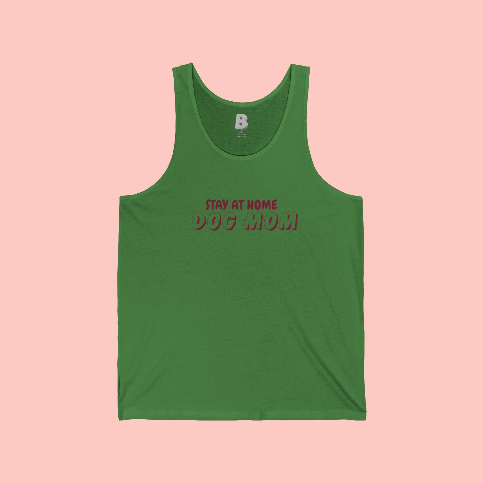 Stay At Home Dog Mom Tank Top — Cute Pet Lover Summer Tank