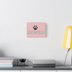 My Dog > People Canvas Wall Art — Paw Print Pet Lover Decor