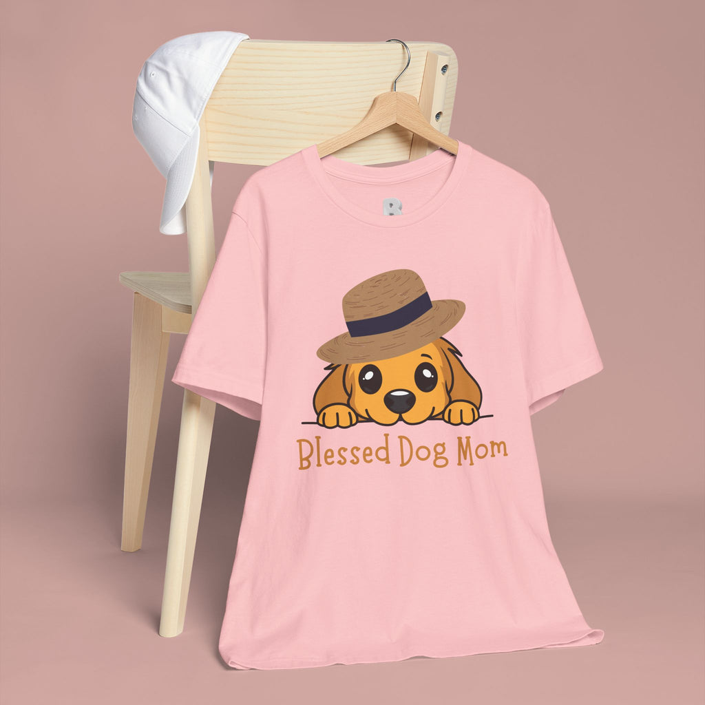 Blessed Dog Mom T-Shirt — Cute Puppy Graphic Tee for Dog Lovers