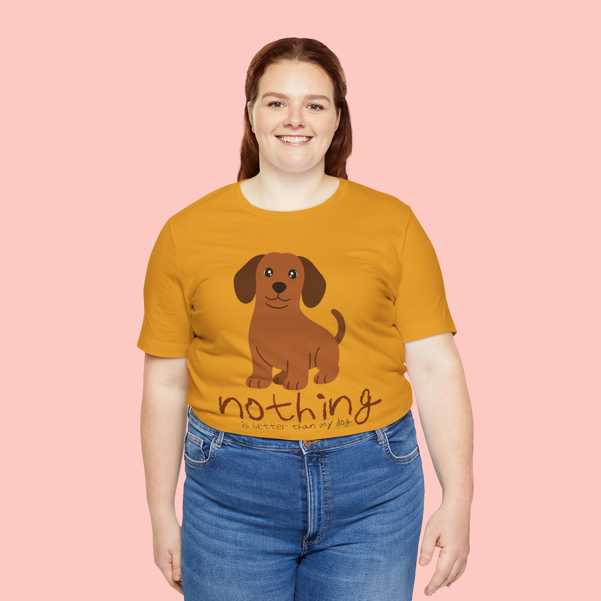 Dachshund Puppy Tee — "Nothing Better Than My Dog" Cute Dog Lover T-Shirt