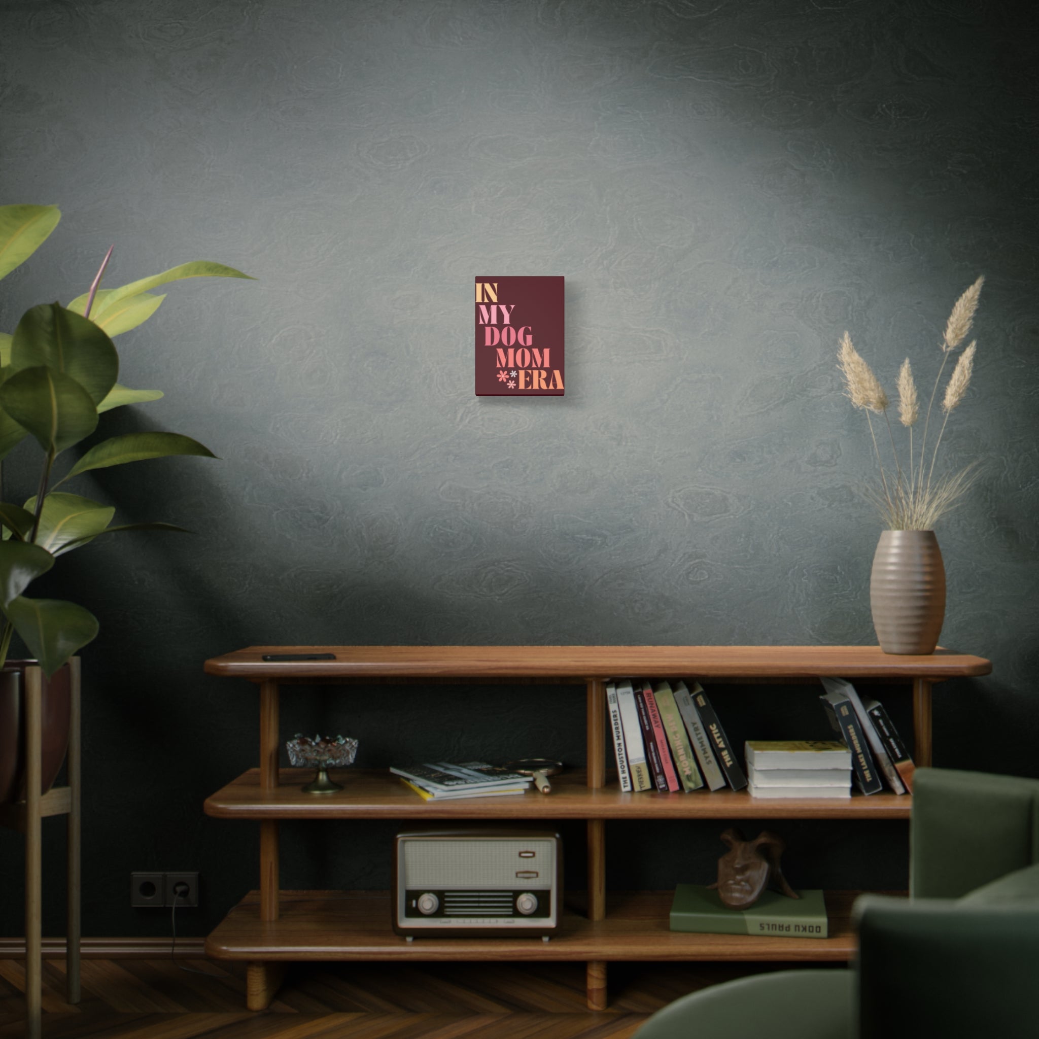 In My Dog Mom Era Matte Canvas Wall Art