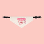 Certified Good Girl Pet Bandana Collar – Cute Heart Dog Bandana for Puppies & Small Dogs