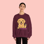 Golden Retriever "Love Your Dog Everyday" Sweatshirt - Cute Pet Lover Crewneck