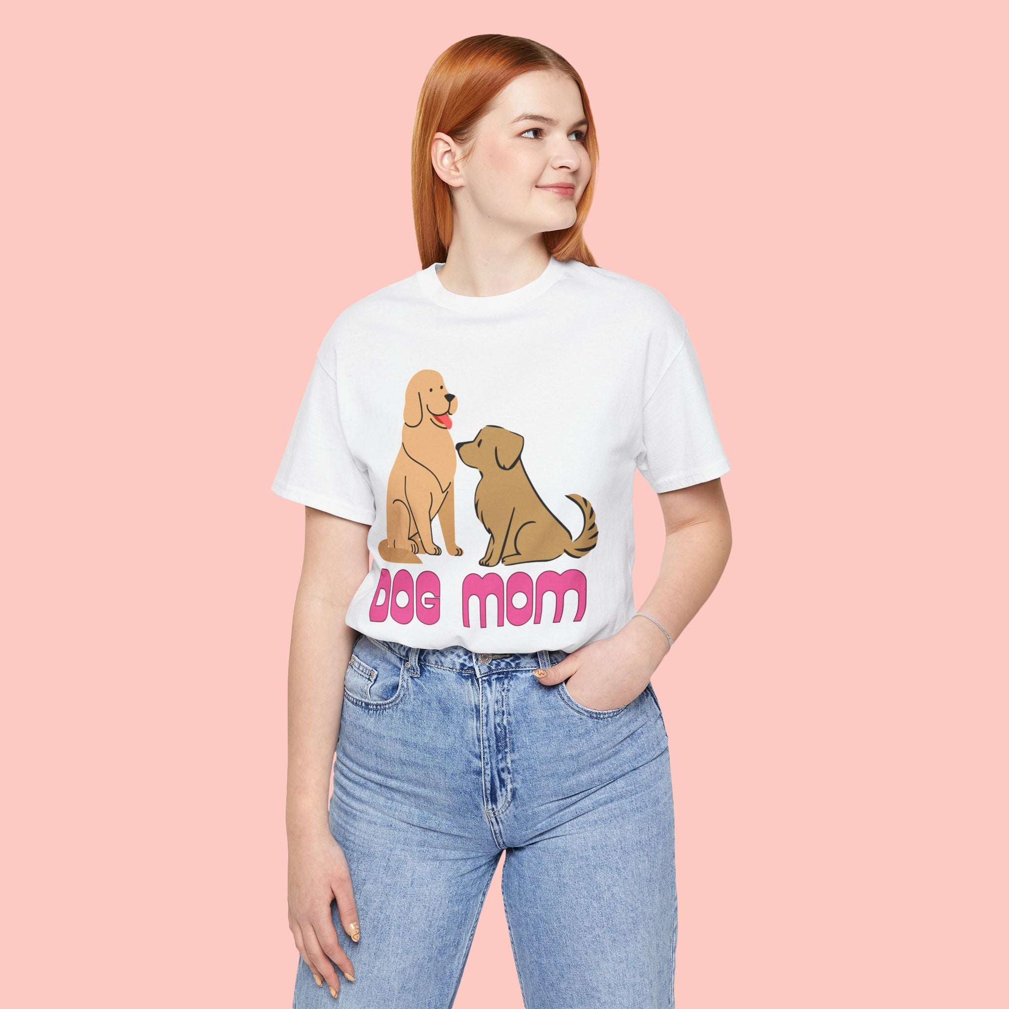 Dog Mom T‑Shirt — Cute Retro Dogs Graphic Tee for Dog Lovers