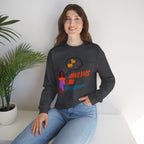 Always Happen Crewneck Sweatshirt – Funny Coffee & Snack Thought Graphic