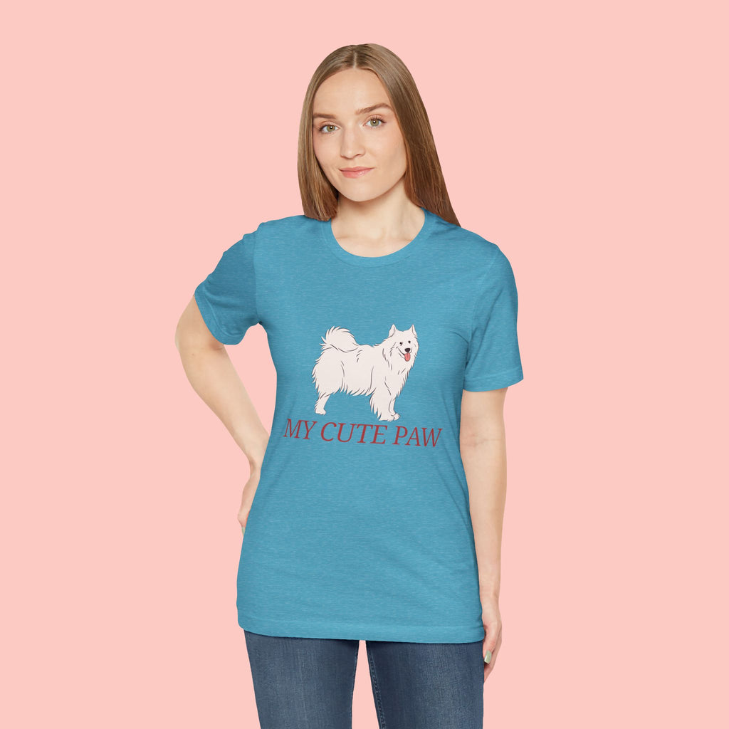 My Cute Paw Samoyed T‑Shirt — Cute Dog Graphic Tee for Pet Lovers