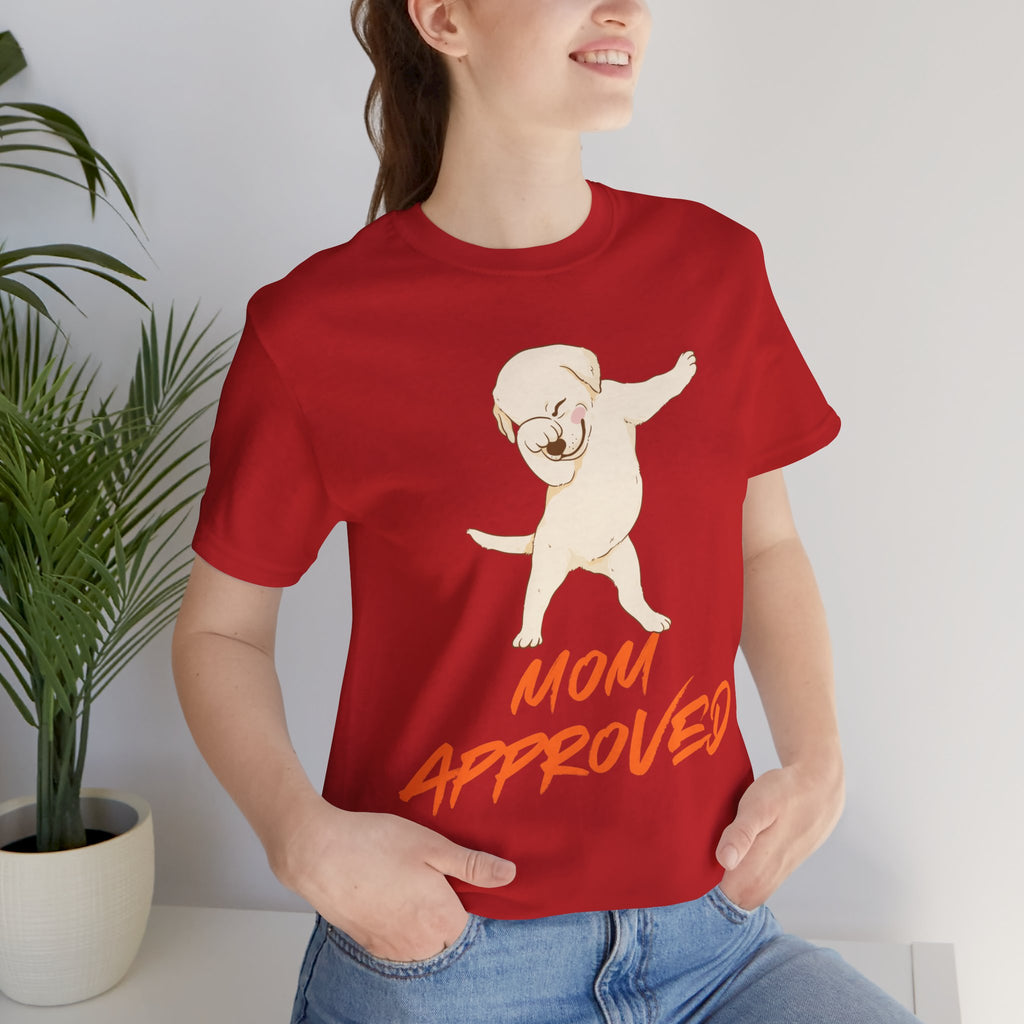 Mom Approved Tee — Dab Dog Graphic T‑Shirt