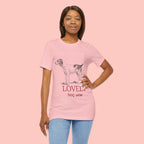 Lovely Dog Mom T-Shirt — Vintage Sketch Dog Graphic Tee