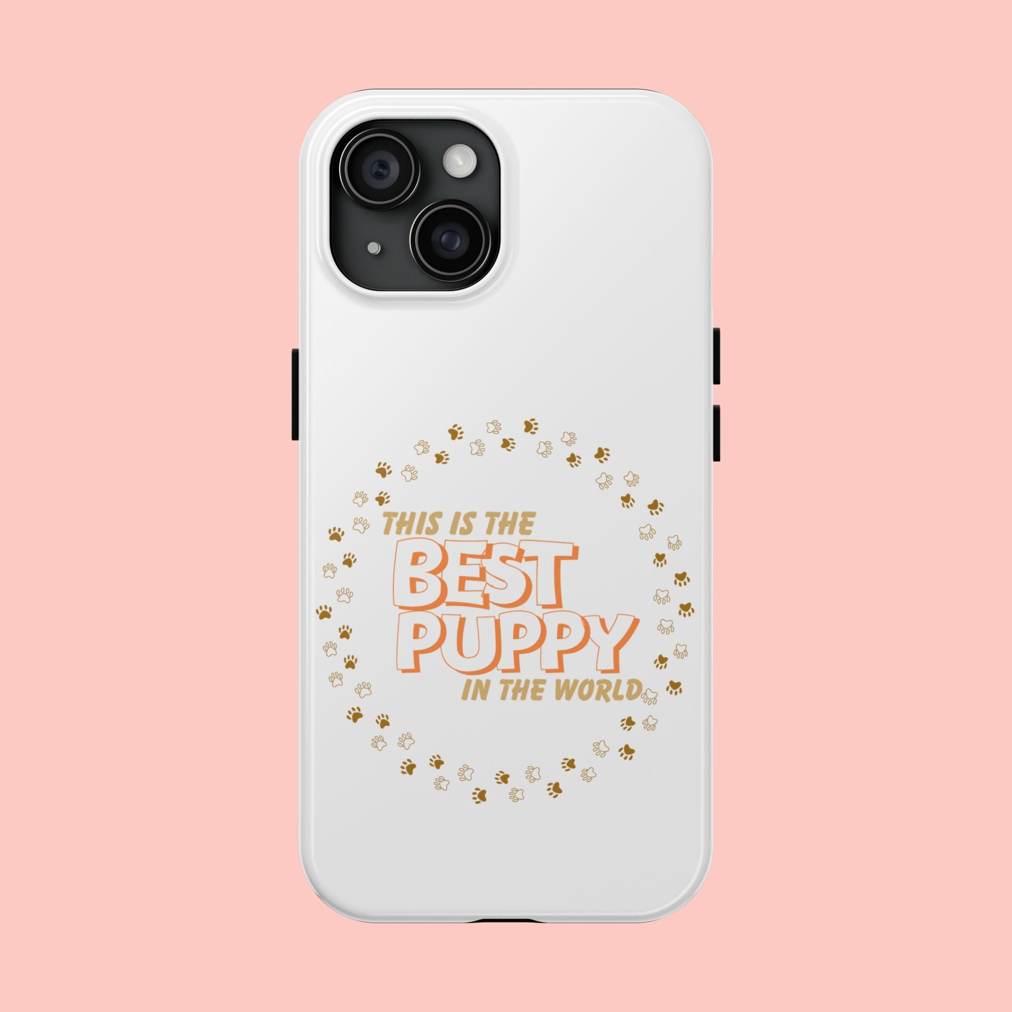 Best Puppy Phone Case — Cute Paw Print Tough Phone Case