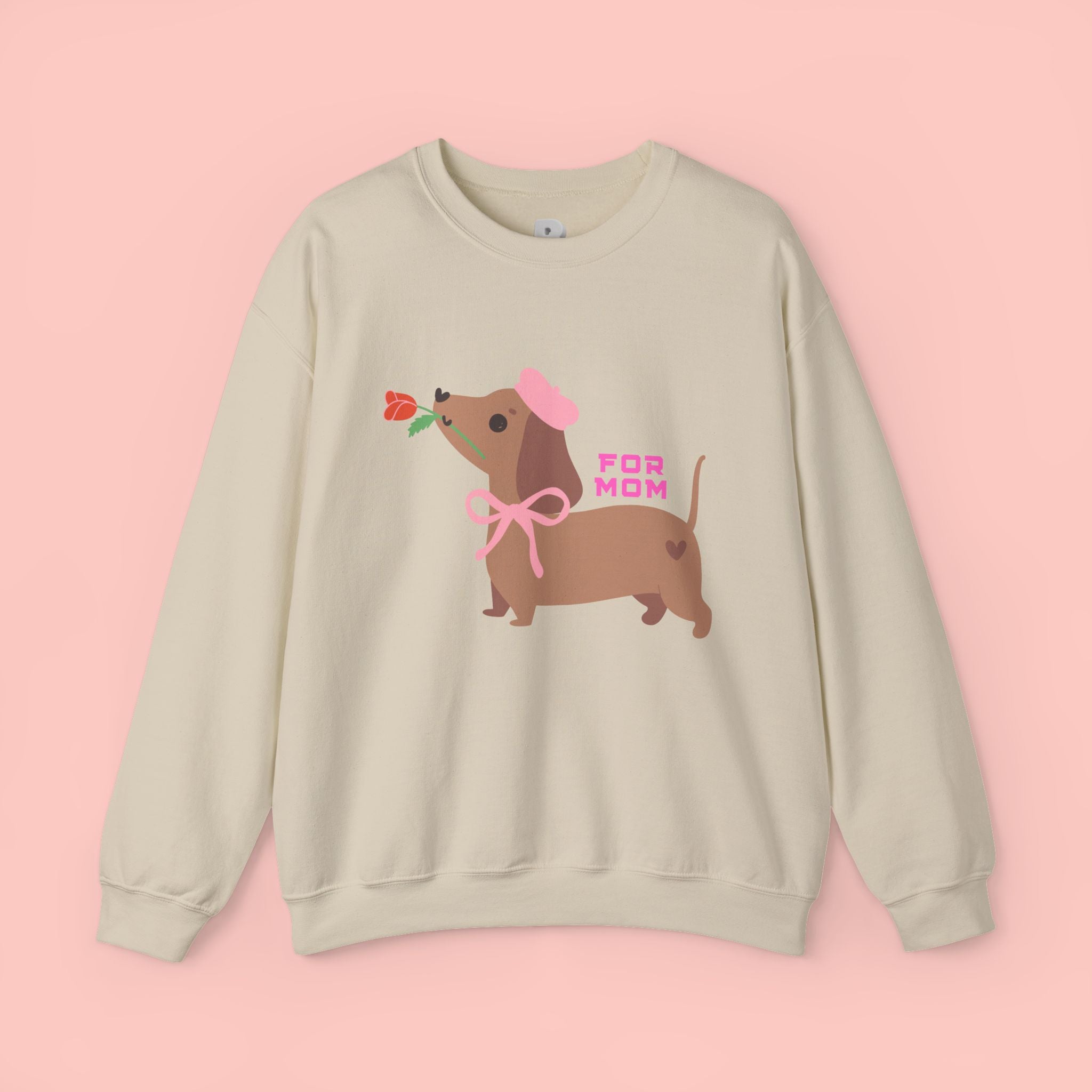 Dachshund 'For Mom' Crewneck Sweatshirt – Cute Dog Mom Gift