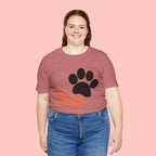 Don’t Mess With A Dog Mom T-Shirt — Paw Print Tee for Dog Lovers