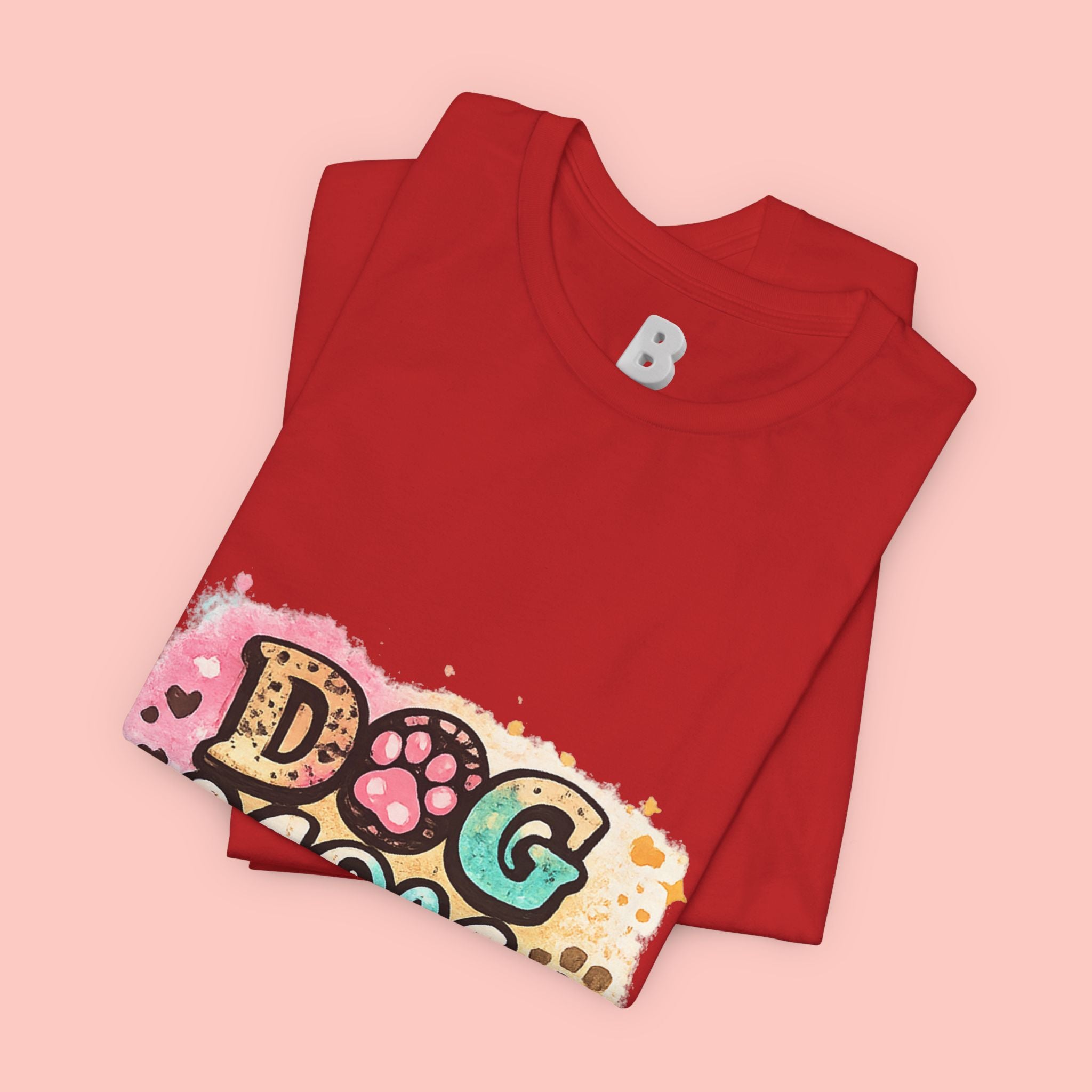 Dog Mom T-Shirt – Cute Paw Print Graphic Tee for Pet Lovers