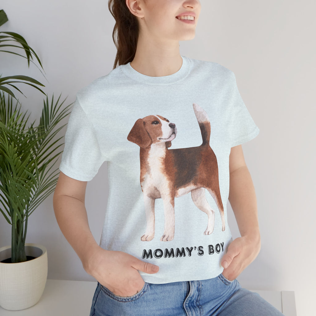 Mommy's Boy Beagle T-Shirt — Cute Dog Lover Tee