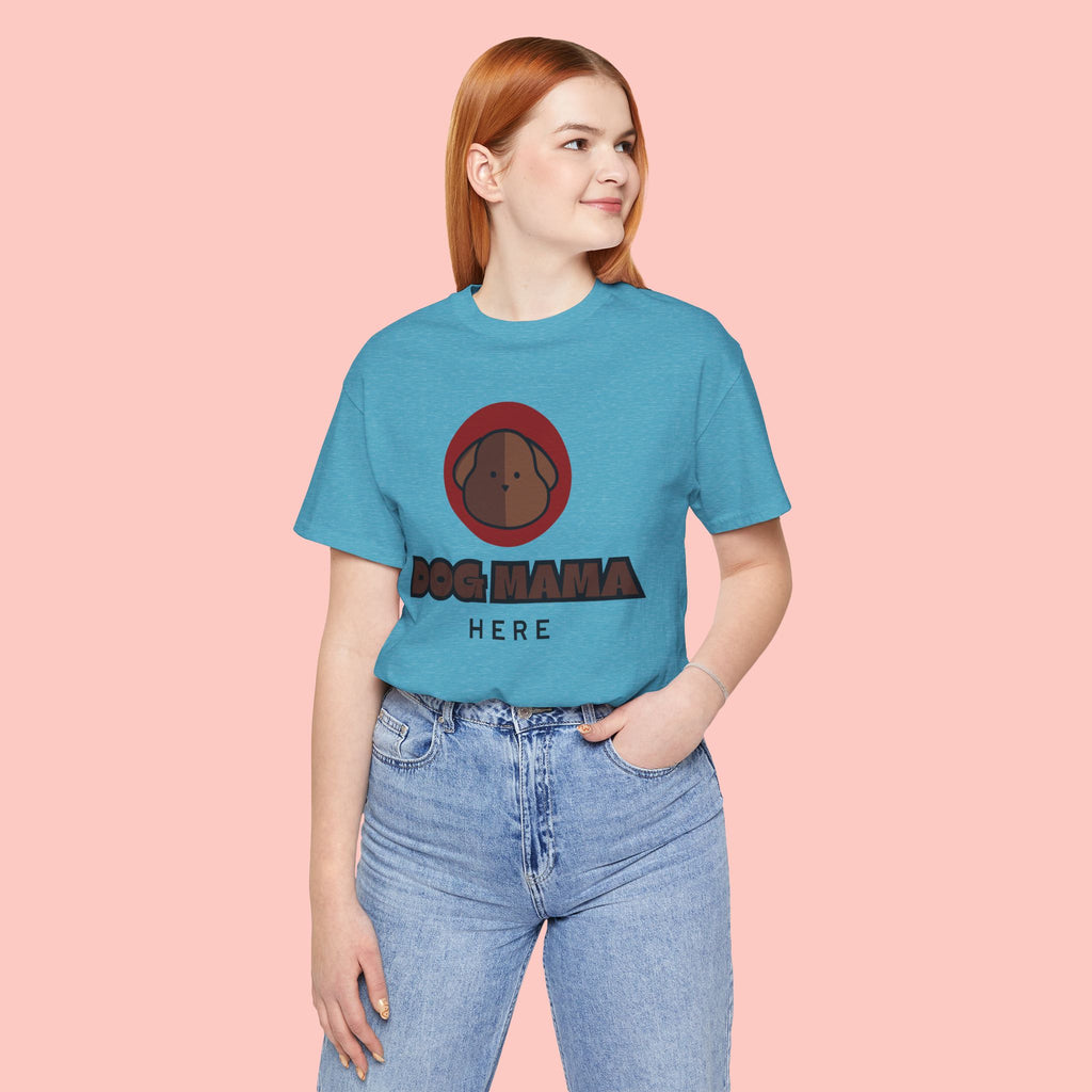 Dog Mama T-Shirt – Cute Brown Pup Graphic Tee